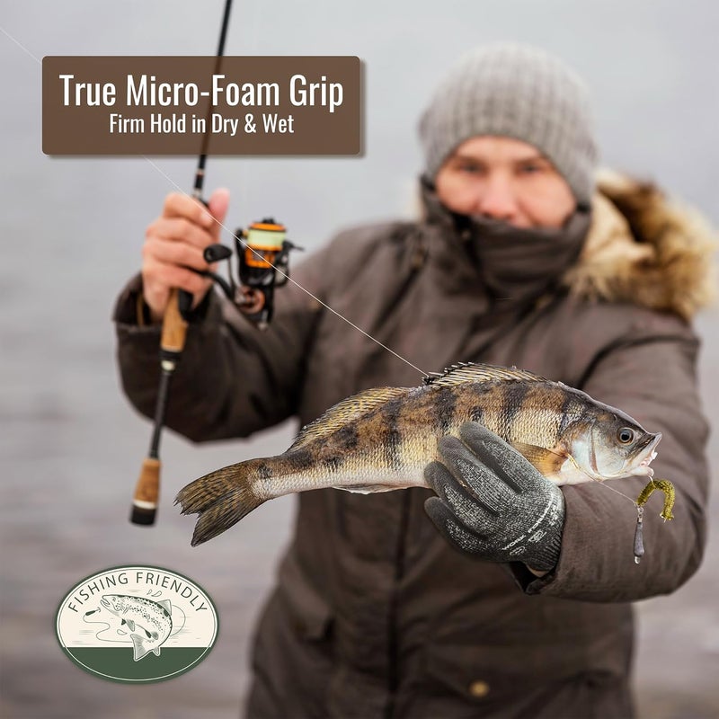 FORMULA 2/5 Pack Snug Fit Cut Resistant Gloves, ANSI A4, XS-3XL, Men/Women, Metal/Glass/Wood/Box Cutting, Fishing, HVAC - Image 5